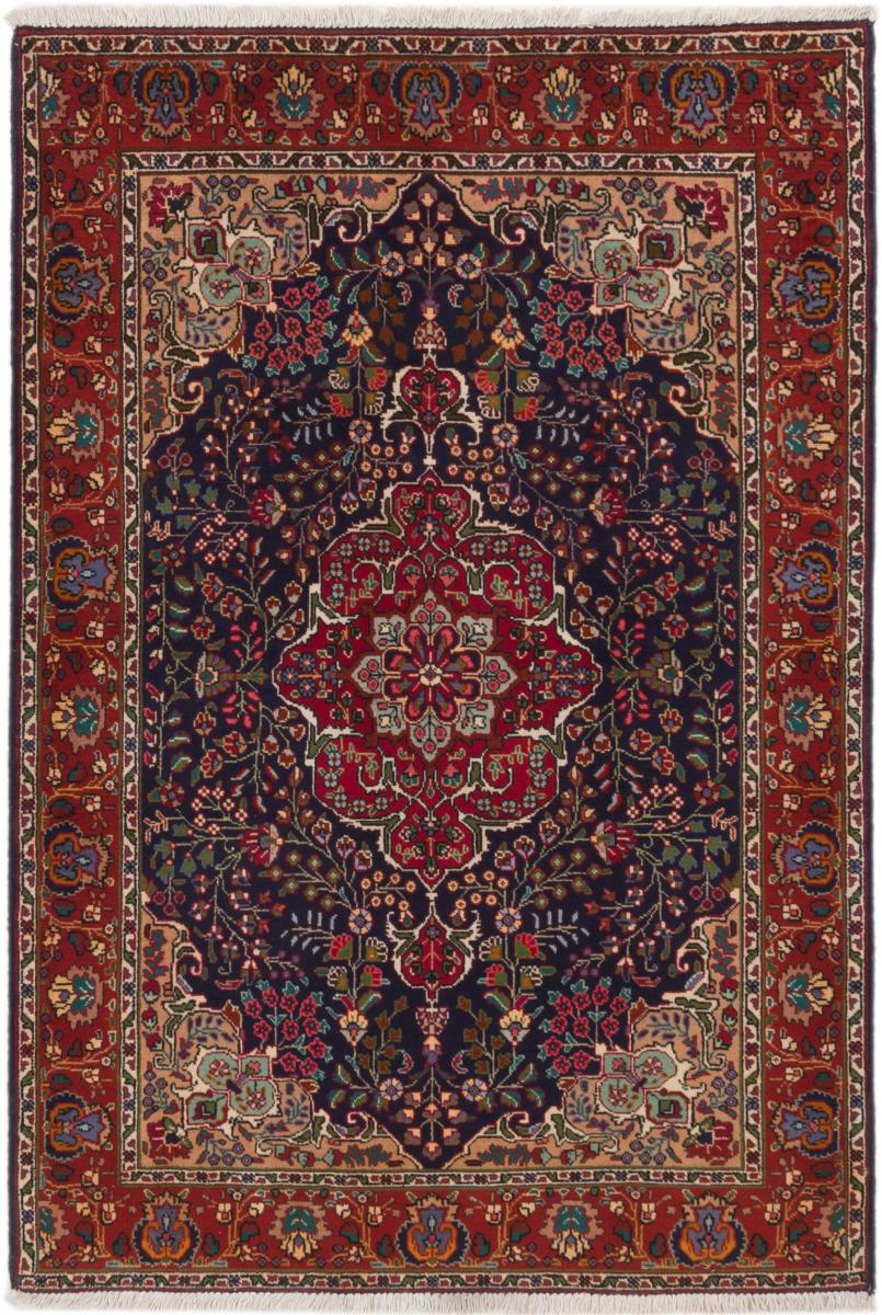 Tapete persa Tabriz 145x100 145x100, Tapete persa Atado à mão