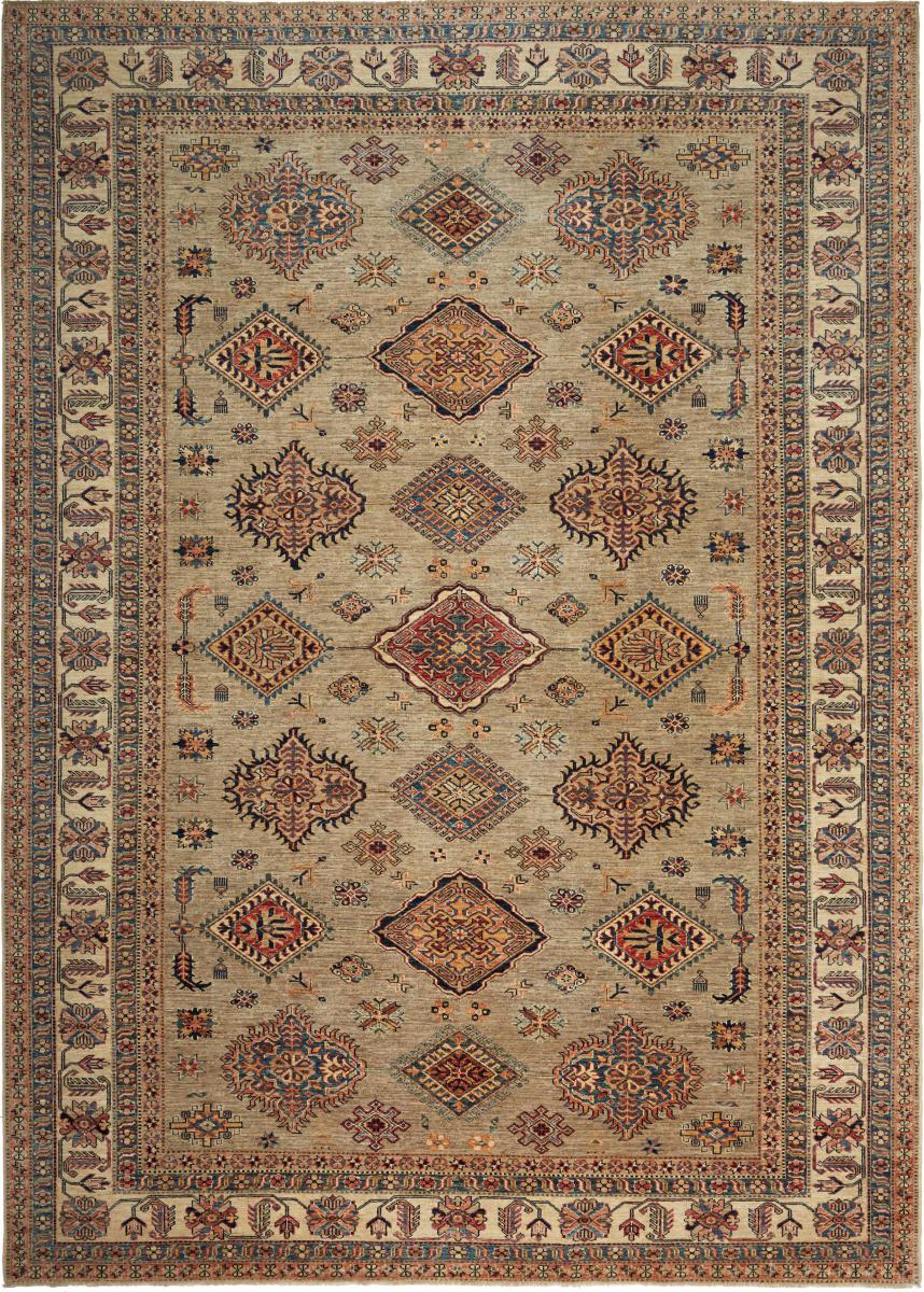 Pakistansk tæppe Super Kazak 347x248 347x248, Persisk tæppe Håndknyttet