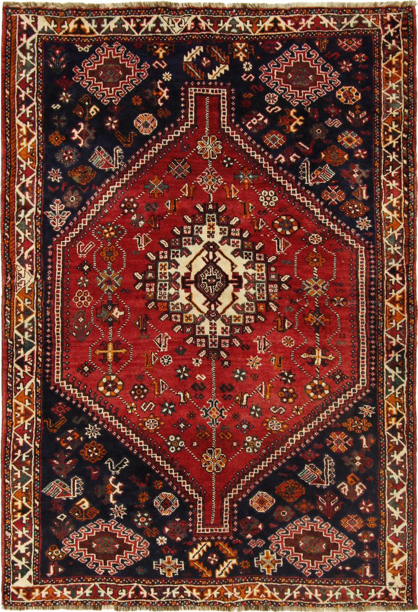 Alfombra persa Ghashghai 241x167 241x167, Alfombra persa Anudado a mano