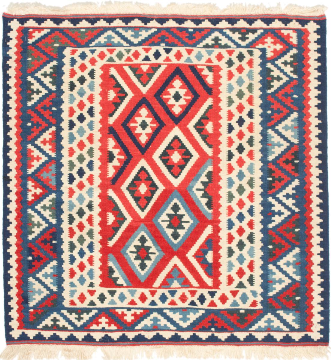 Tapete persa Kilim Fars 105x103 105x103, Tapete persa Tecido à mão