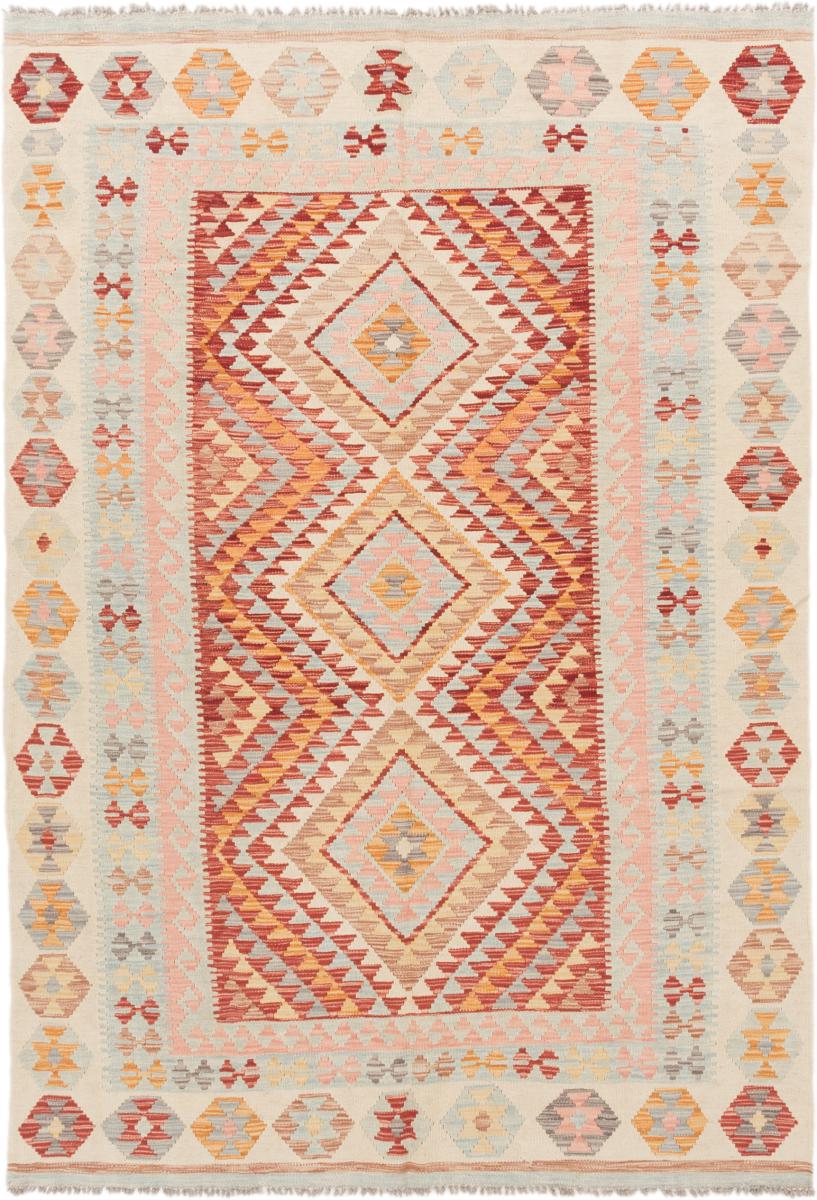 Tapete afegão Kilim Afegão 251x177 251x177, Tapete persa Tecido à mão