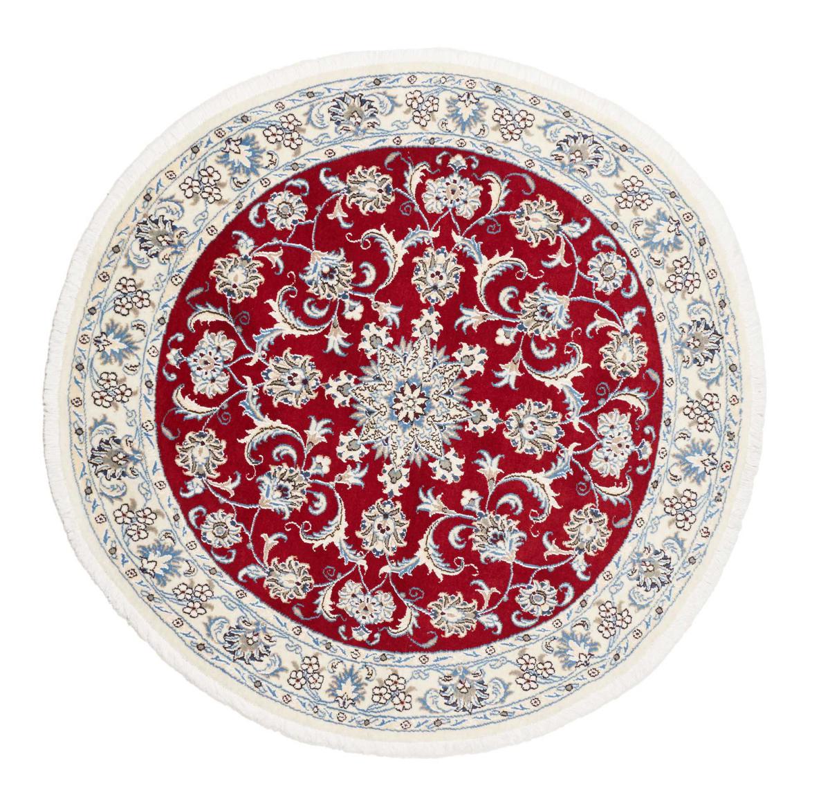 Tappeto persiano Nain 151x147 151x147, Tappeto persiano Annodato a mano