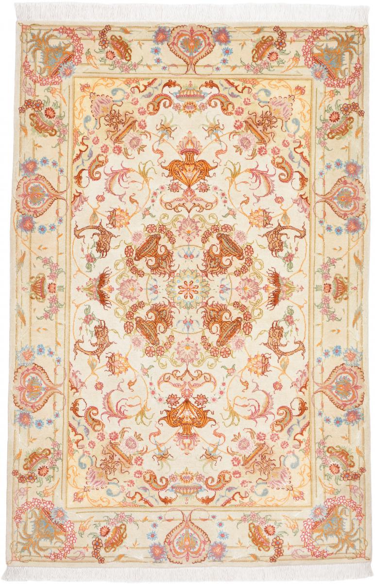 Tapis persan Tabriz 50Raj 152x102 152x102, Tapis persan Noué à la main