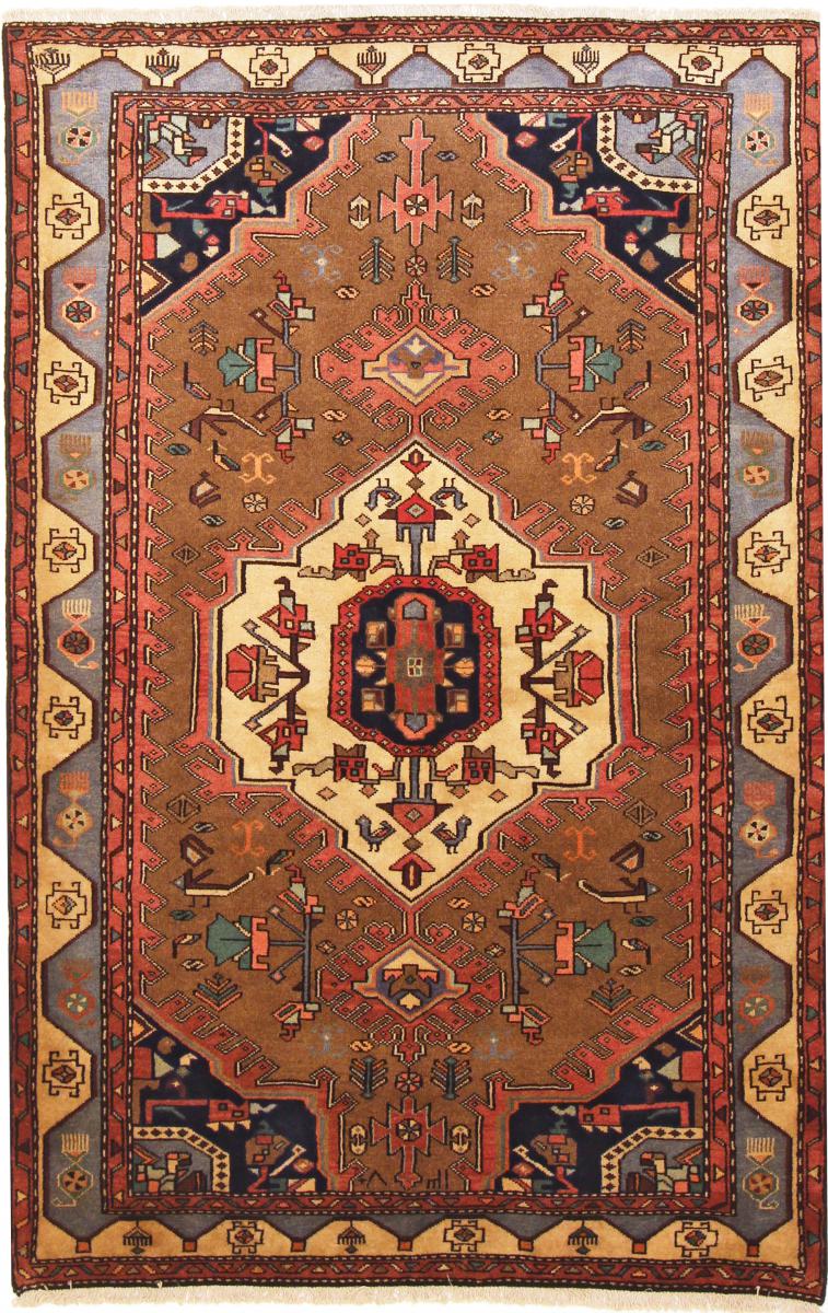 Tapete persa Kordi 200x129 200x129, Tapete persa Atado à mão