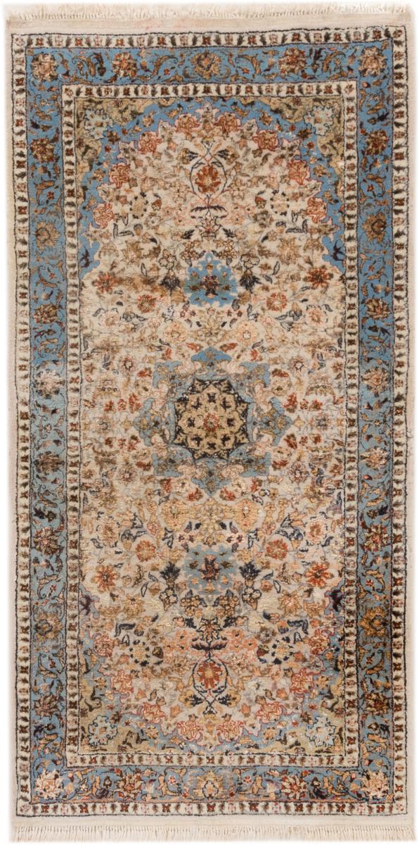 Tapis chinois Chinois Chaîne de Soie 142x72 142x72, Tapis persan Noué à la main