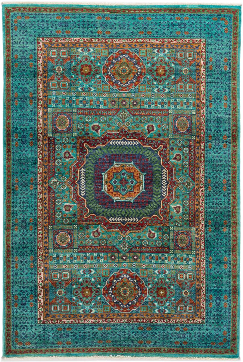 Afghan rug Mamluk 185x124 185x124, Persian Rug Knotted by hand