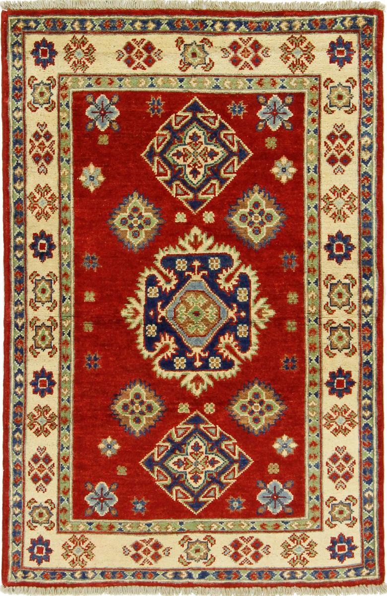 Afghan rug Kazak 121x80 121x80, Persian Rug Knotted by hand