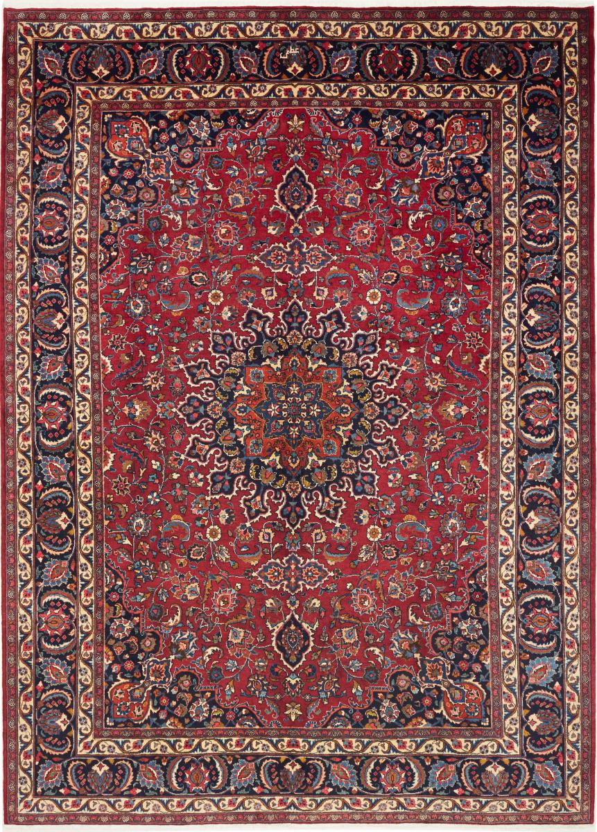 Tapis persan Mashhad 344x249 344x249, Tapis persan Noué à la main