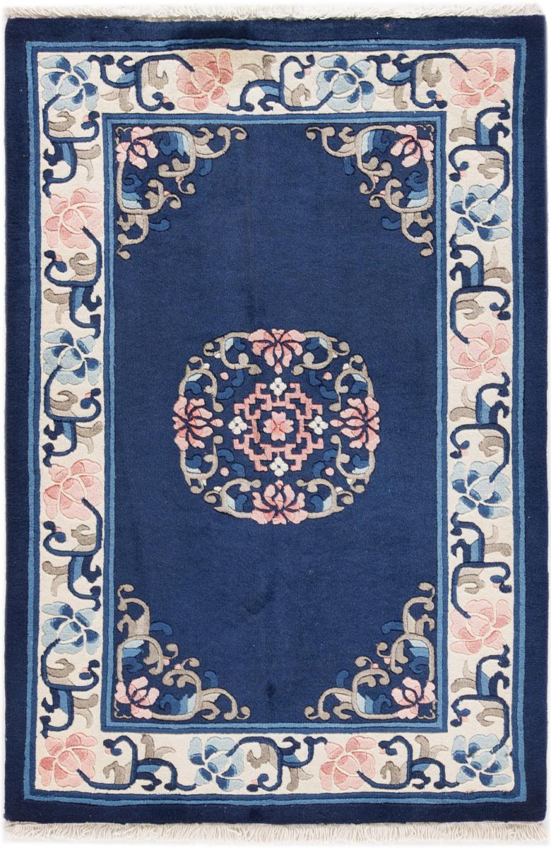 Kinesisk tæppe Kina Peking 91x61 91x61, Persisk tæppe Knyttet i hånden