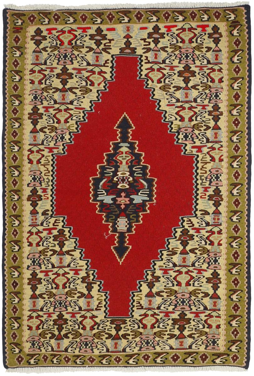 Tapete persa Kilim Senneh 111x77 111x77, Tapete persa Atado à mão