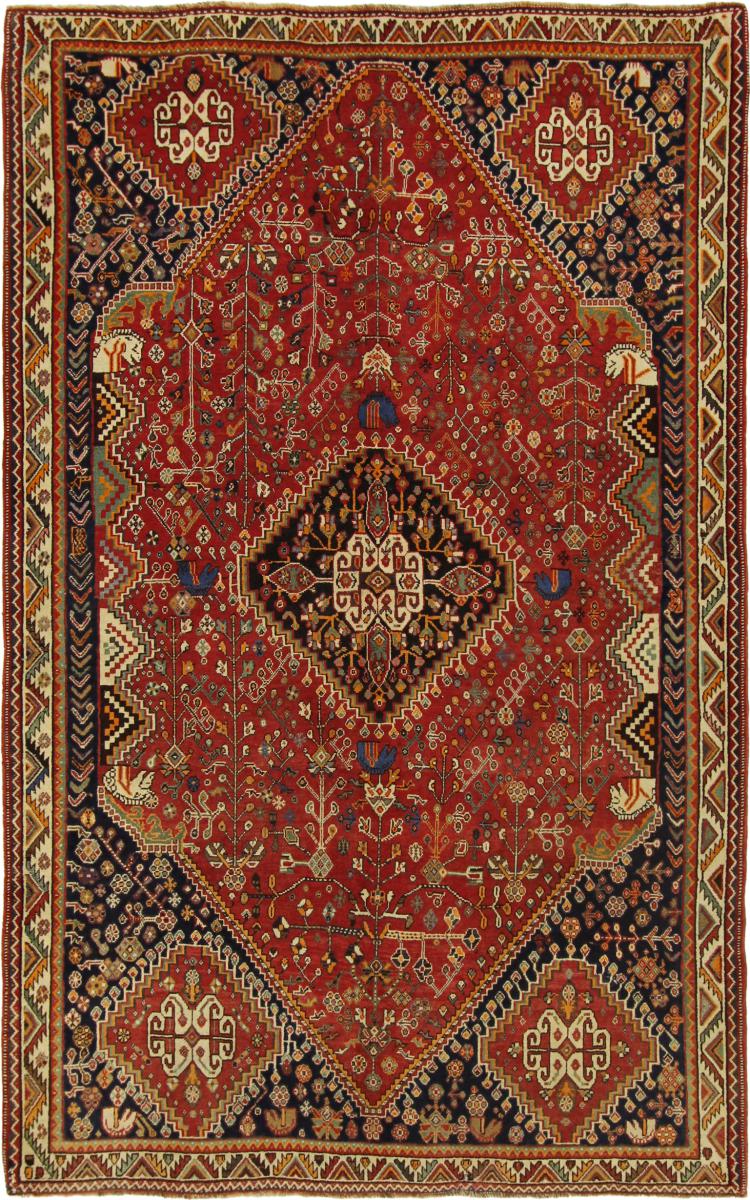 Alfombra persa Ghashghai 256x159 256x159, Alfombra persa Anudado a mano