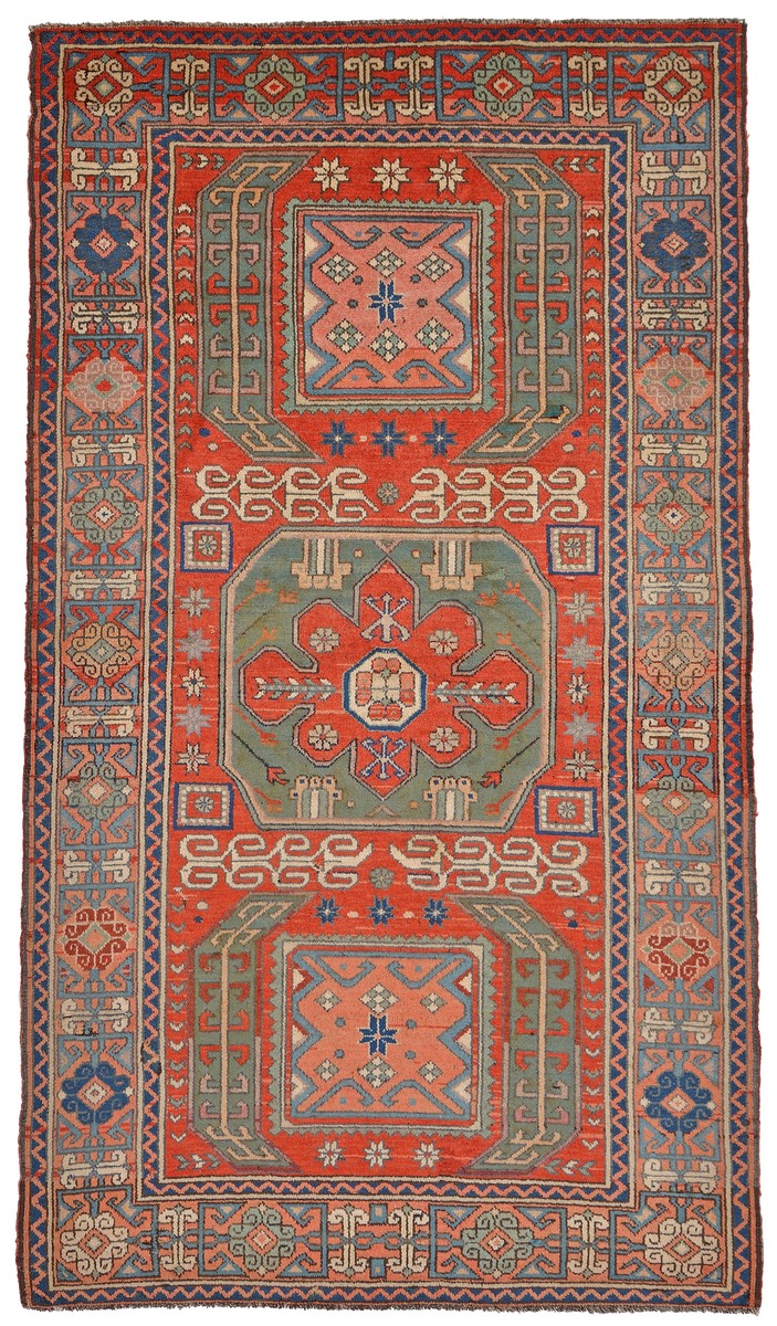 Russisk teppe Azerbaidjan Gammel 217x129 217x129, Persisk teppe Knyttet for hånd