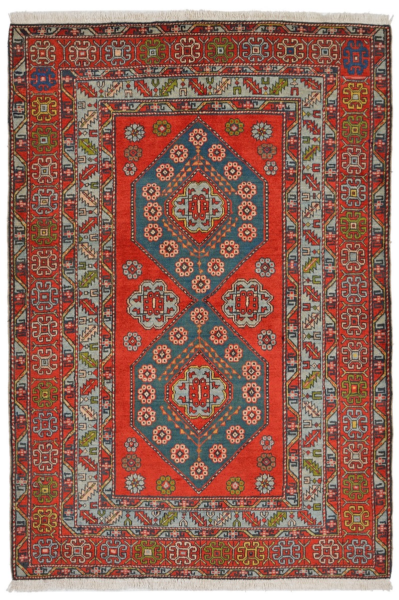 Tapete russo Azerbaidjan Velho 167x113 167x113, Tapete persa Atado à mão