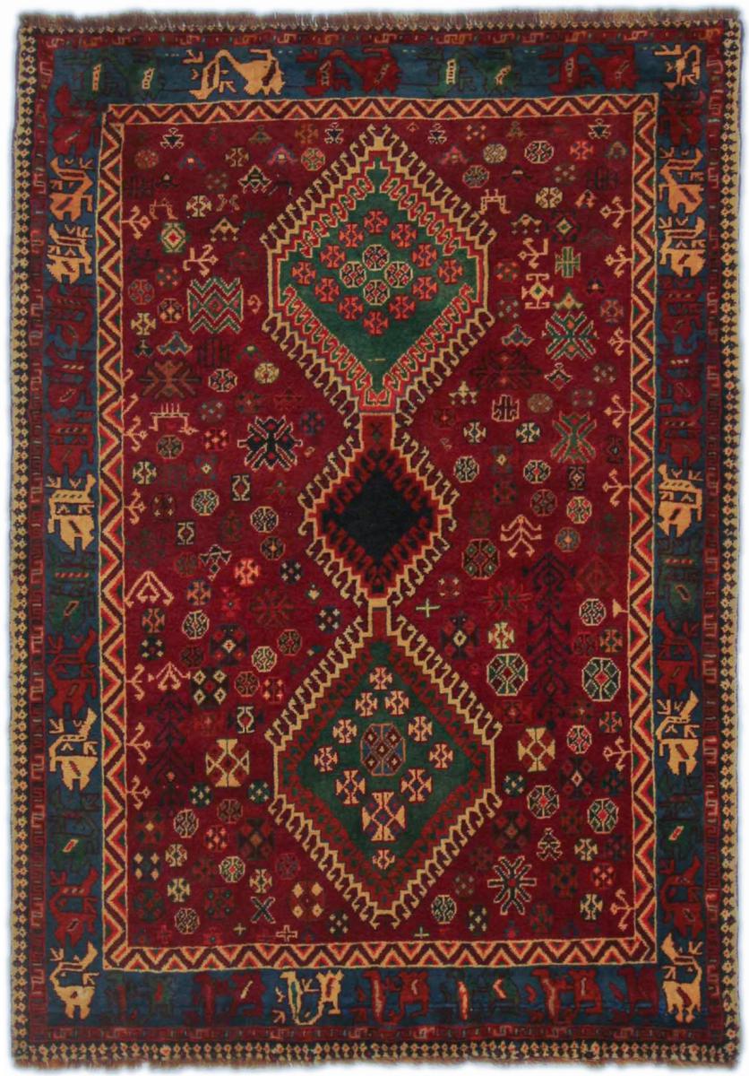 Persian Rug Shiraz 156x111 156x111, Persian Rug Knotted by hand