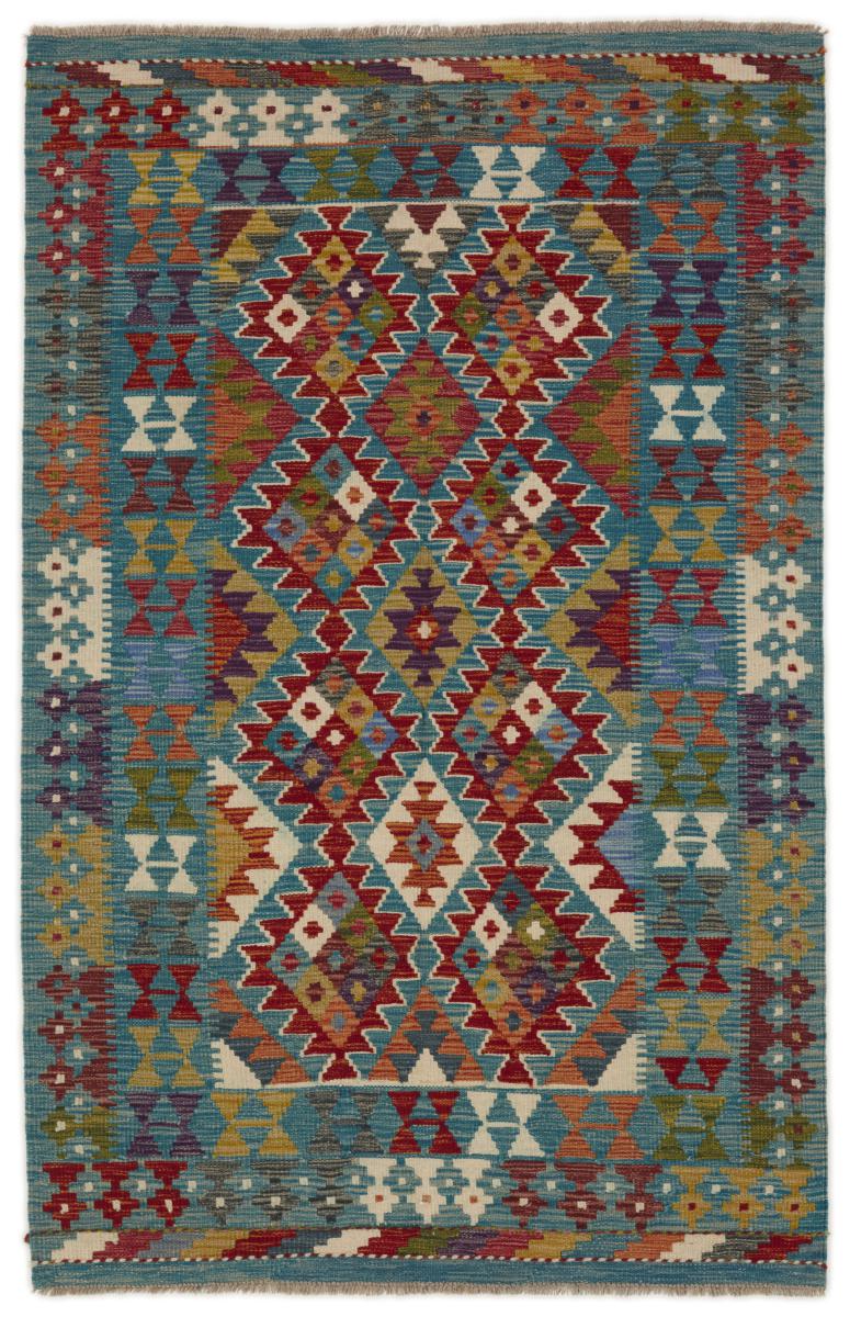 Tapete afegão Kilim Afegão 191x120 191x120, Tapete persa Tecido à mão