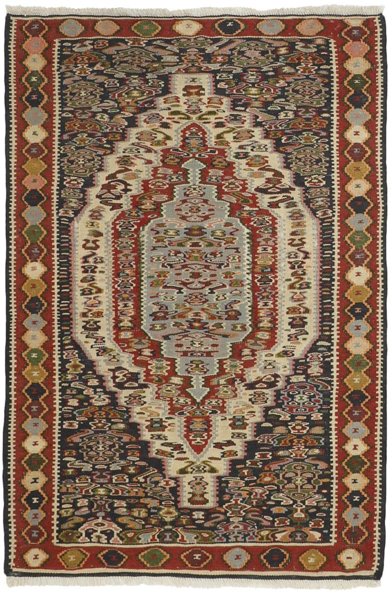 Tapete persa Kilim Senneh 109x76 109x76, Tapete persa Atado à mão