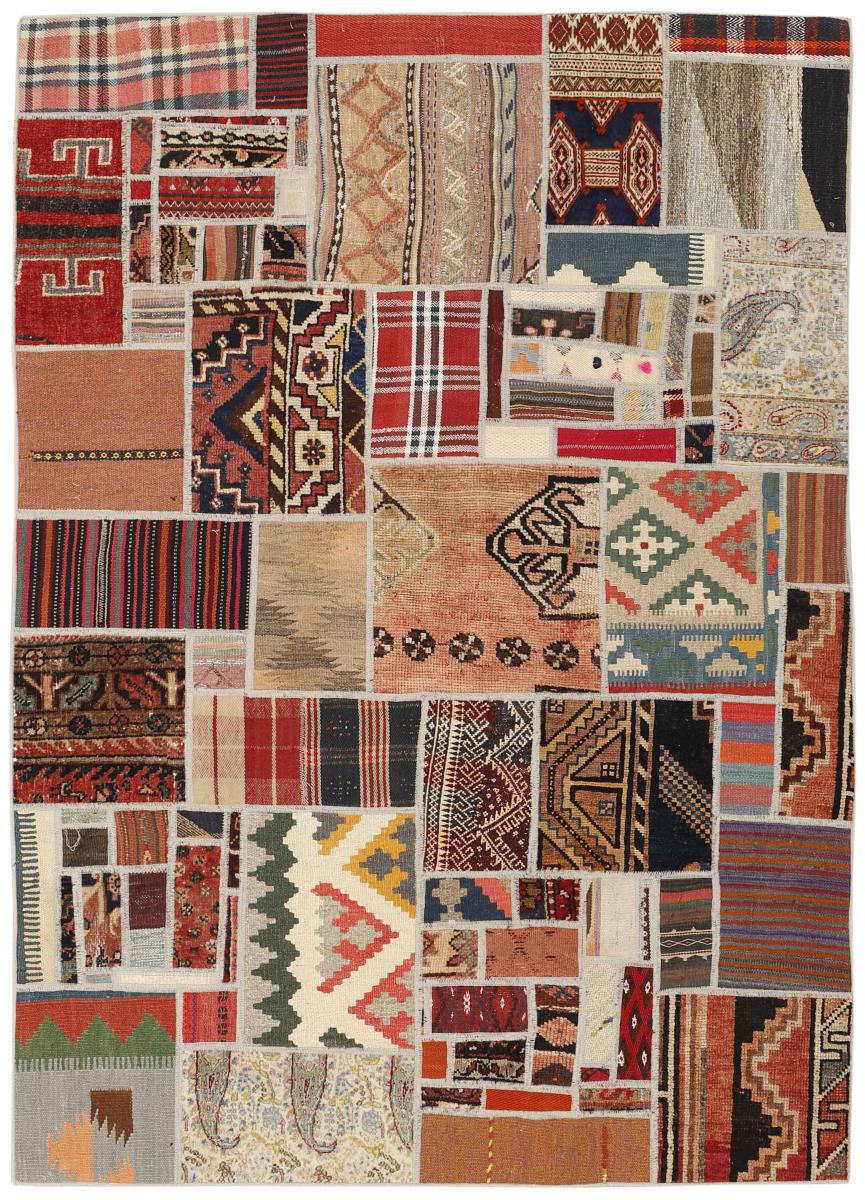 Perzsa szőnyeg Kilim Patchwork 201x139 201x139, Perzsa szőnyeg szőttesek