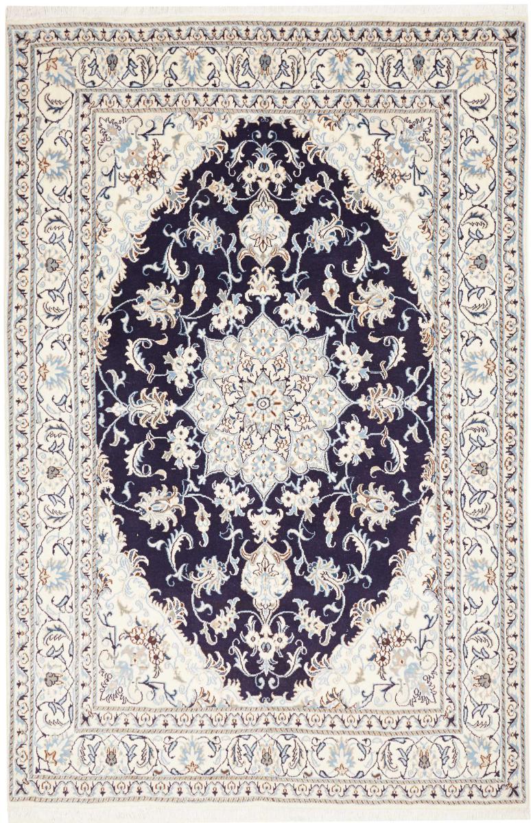 Persian Rug Nain 8'4"x5'7" 8'4"x5'7", Persian Rug Knotted by hand