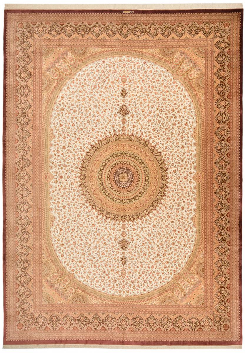 Persian Rug Qum Silk 482x344 482x344, Persian Rug Knotted by hand