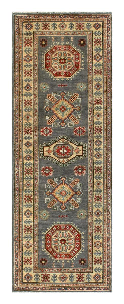 Afghan rug Kazak Ghazni 247x82 247x82, Persian Rug Knotted by hand