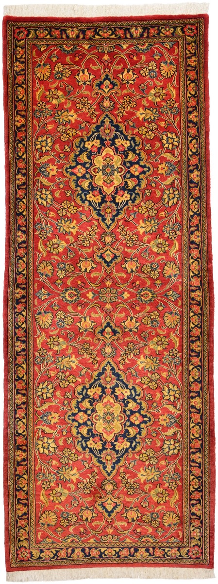 Alfombra persa Ghom Kork 208x80 208x80, Alfombra persa Anudado a mano