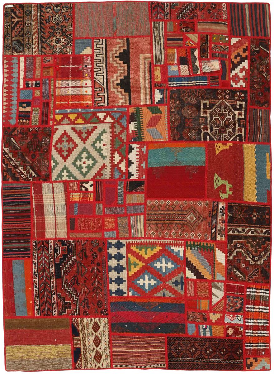 Perzsa szőnyeg Kilim Patchwork 201x139 201x139, Perzsa szőnyeg szőttesek