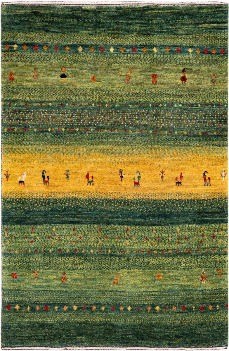 Tappeto persiano Persiano Gabbeh Loribaft Atelier 103x68 103x68, Tappeto persiano Annodato a mano