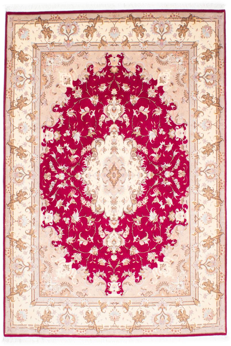 Tapete persa Tabriz 50Raj 8'0"x5'5" 8'0"x5'5", Tapete persa Atado à mão