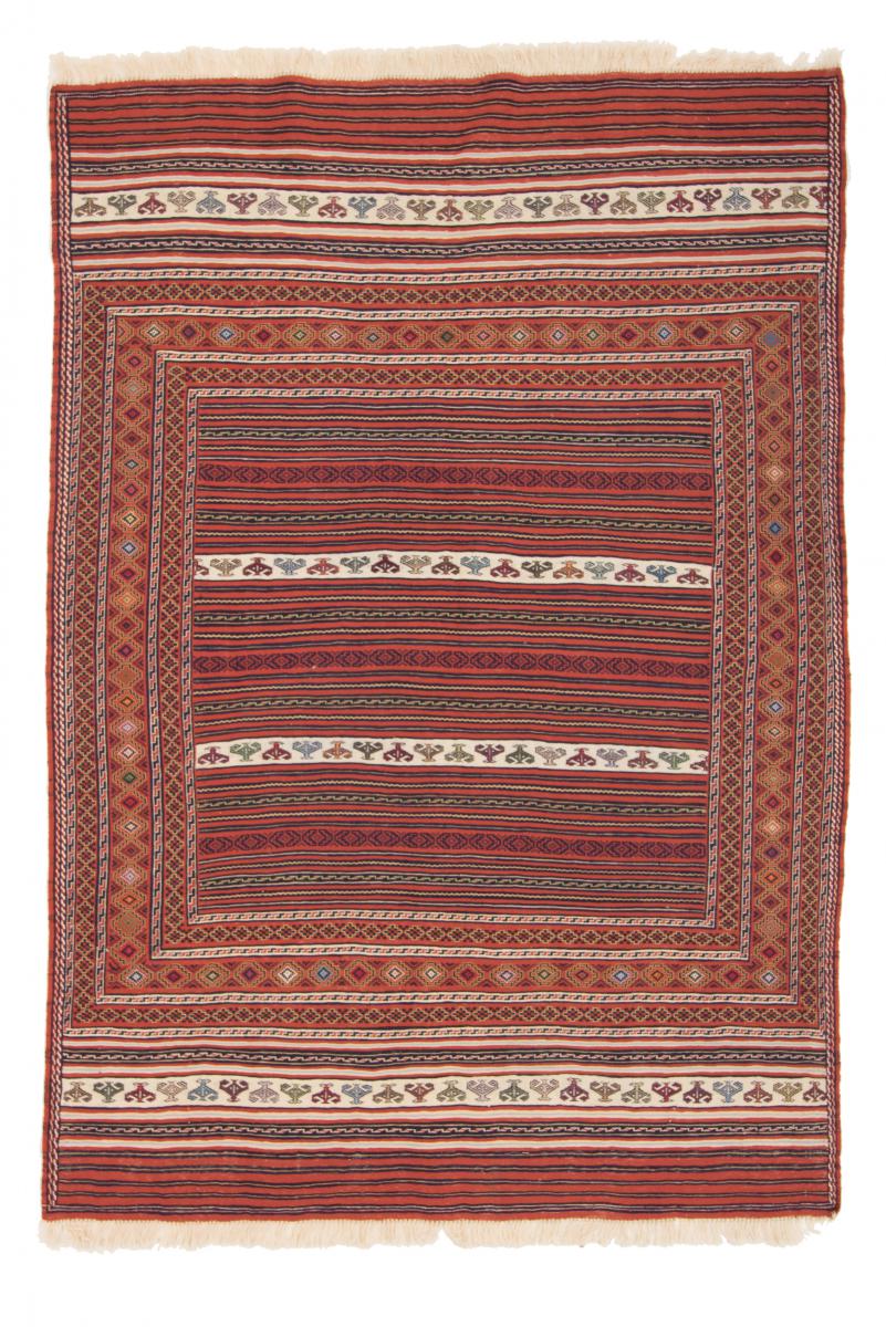 Afgán szőnyeg Kilim Kordi fine 201x140 201x140, Perzsa szőnyeg szőttesek
