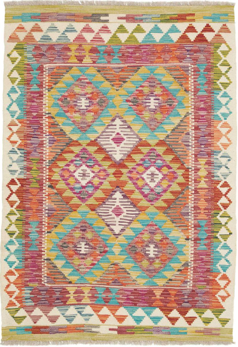 Afghaans tapijt Kilim Afghan 147x102 147x102, Perzisch tapijt Handgeweven