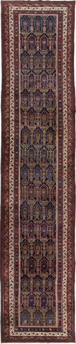 Perzisch tapijt Meshkin Antiek 460x98 460x98, Perzisch tapijt Handgeknoopte