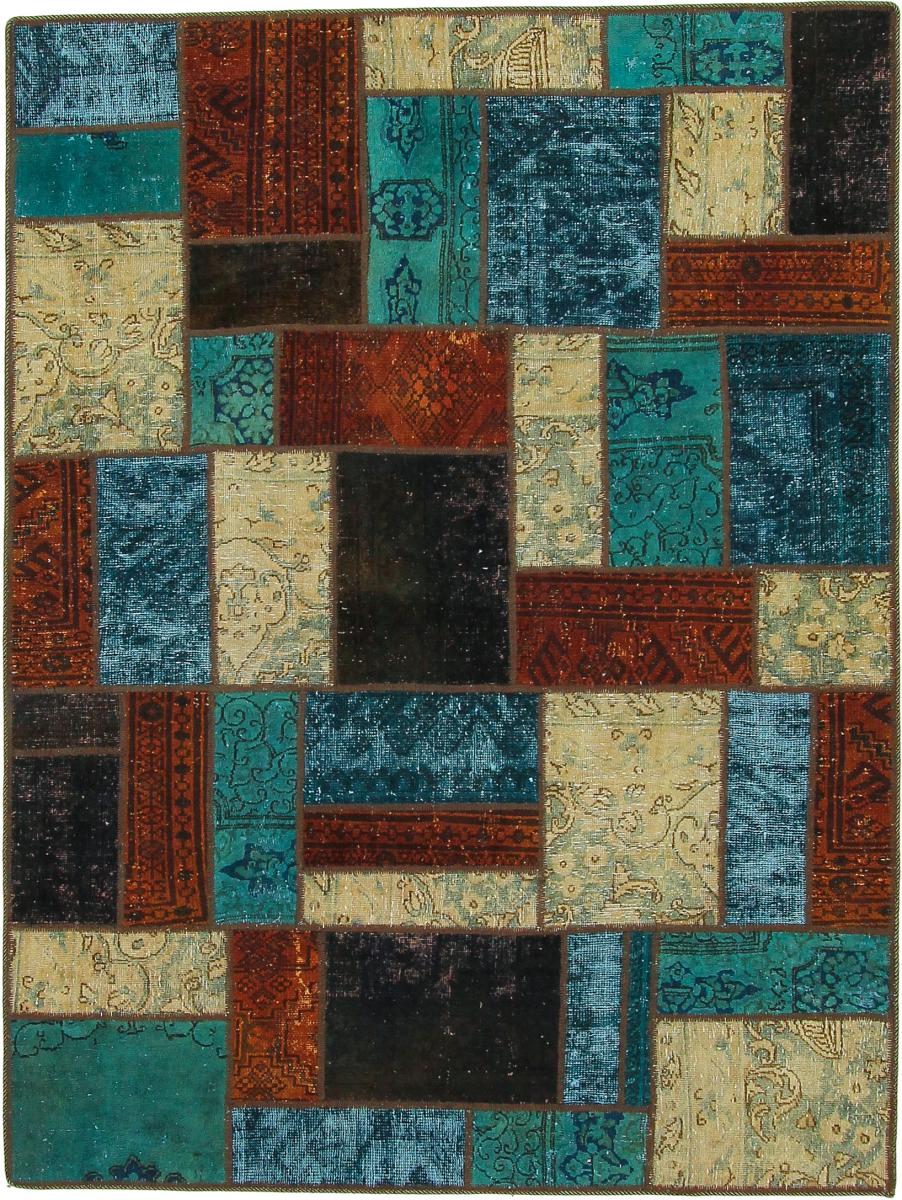 Perzsa szőnyeg Patchwork 199x150 199x150, Perzsa szőnyeg Kézzel csomózva