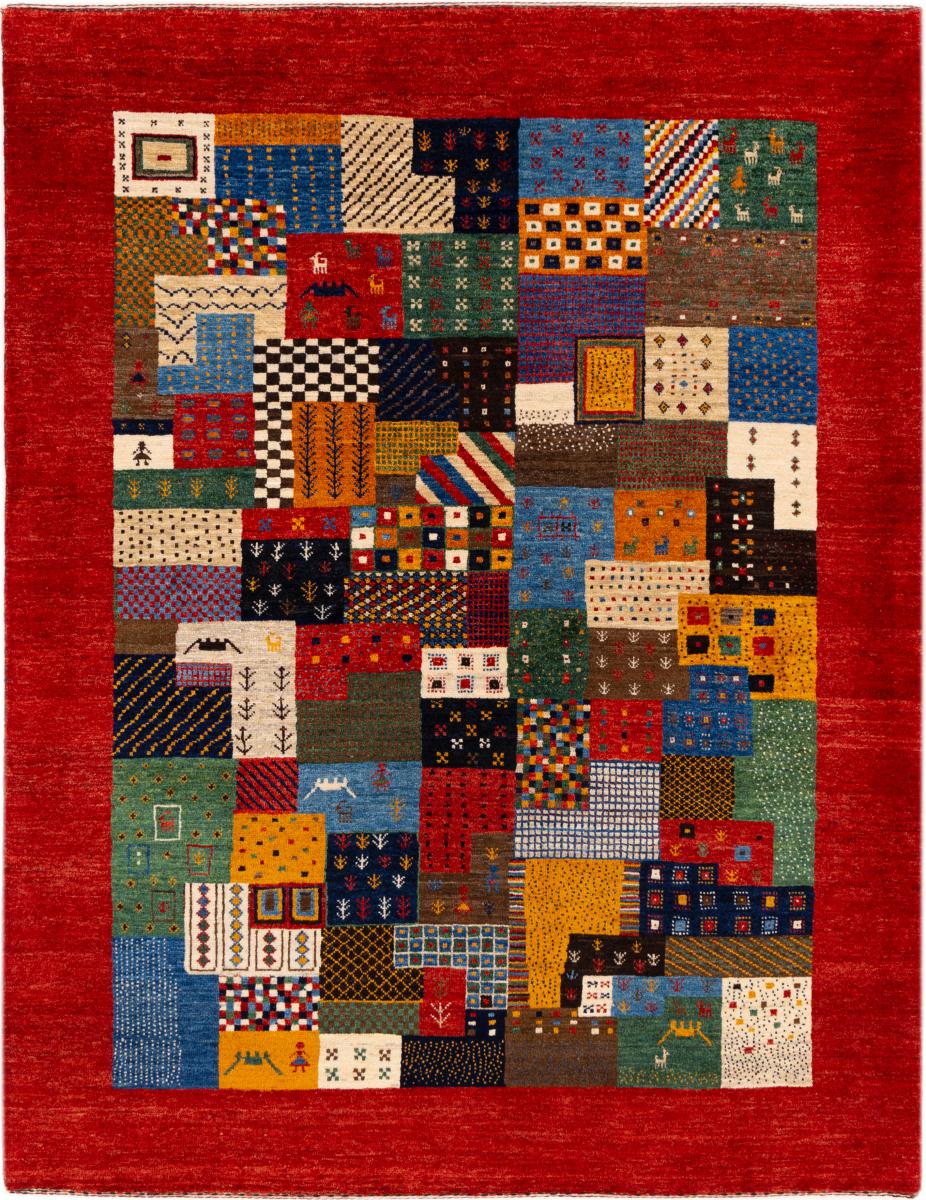 Alfombra persa Persia Gabbeh Loribaft Nowbaft 208x160 208x160, Alfombra persa Anudado a mano