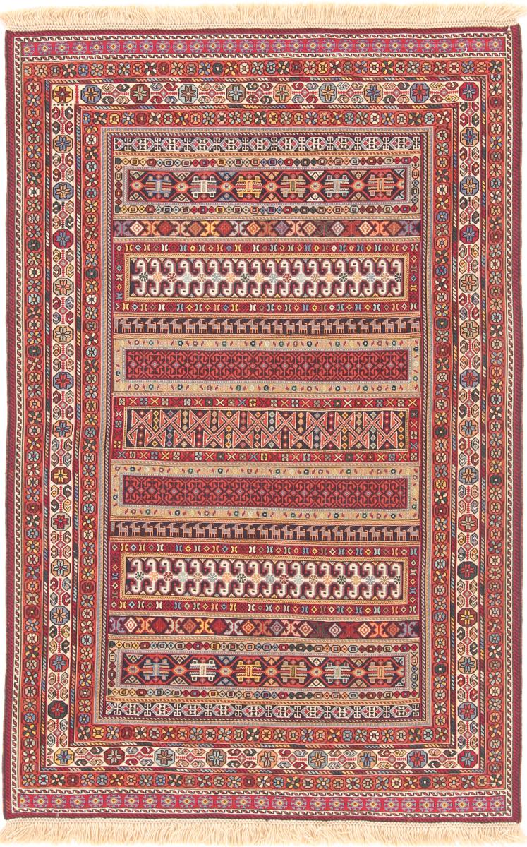 Tapete persa Kilim Soozani 156x104 156x104, Tapete persa Tecido à mão