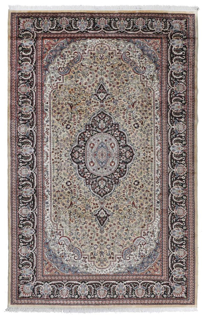 Tapete indiano Agra Viskose 341x214 341x214, Tapete persa Atado à mão