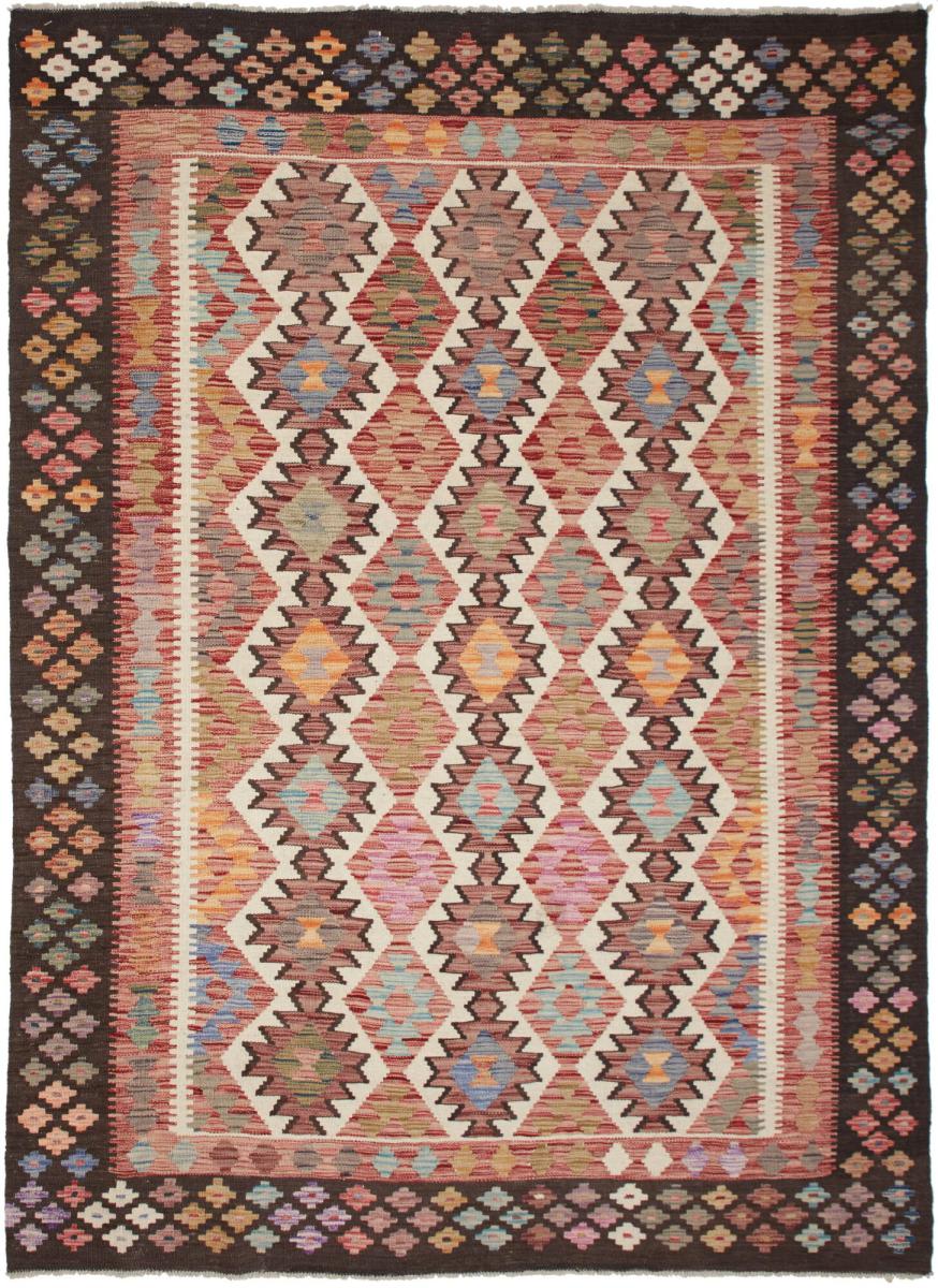 Tapete afegão Kilim Afegão 244x179 244x179, Tapete persa Tecido à mão