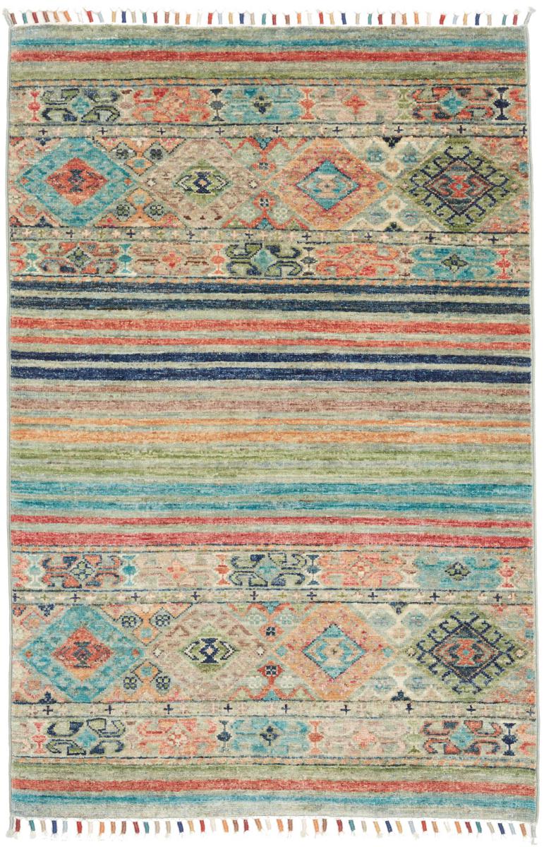 Pakistani rug Design Arijana 4'0"x2'8" 4'0"x2'8", Persian Rug Knotted by hand