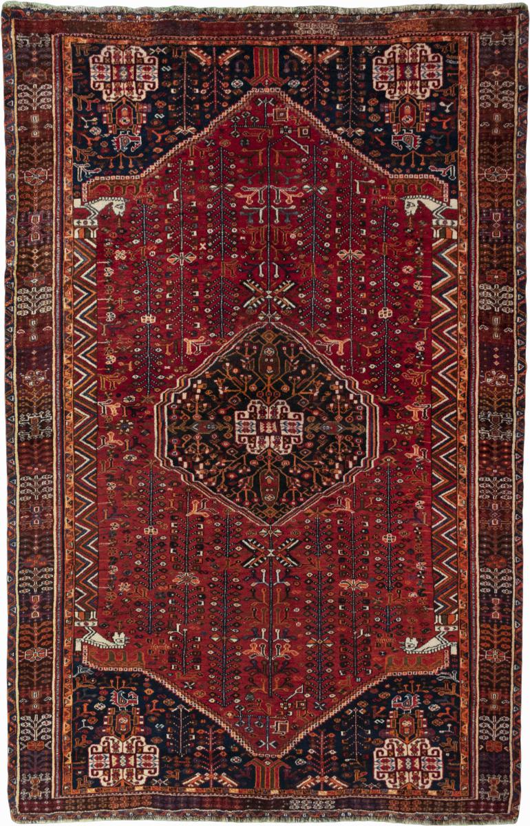 Perserteppich Shiraz 8'6"x5'5" 8'6"x5'5", Perserteppich Handgeknüpft