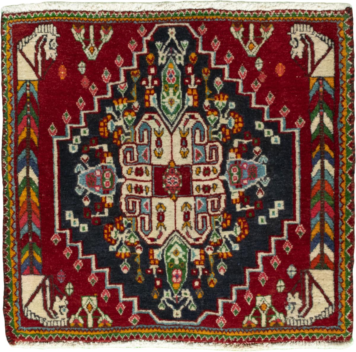 Persian Rug Shiraz 57x63 57x63, Persian Rug Knotted by hand