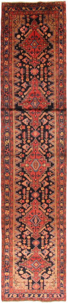 Perserteppich Nahavand 16'0"x3'4" 16'0"x3'4", Perserteppich Handgeknüpft