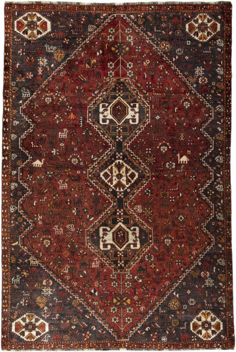 Persian Rug Shiraz 264x178 264x178, Persian Rug Knotted by hand