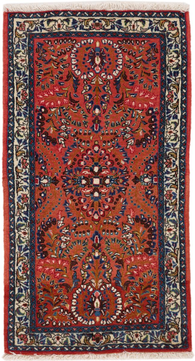 Persian Rug Sarouk 120x64 120x64, Persian Rug Knotted by hand