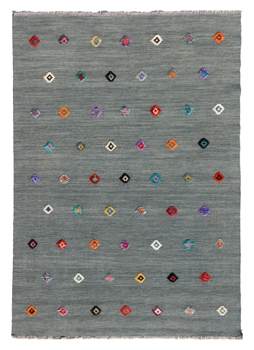 Alfombra afgana Kilim Afghan Nimbaft Edition 197x150 197x150, Alfombra persa Tejido a mano