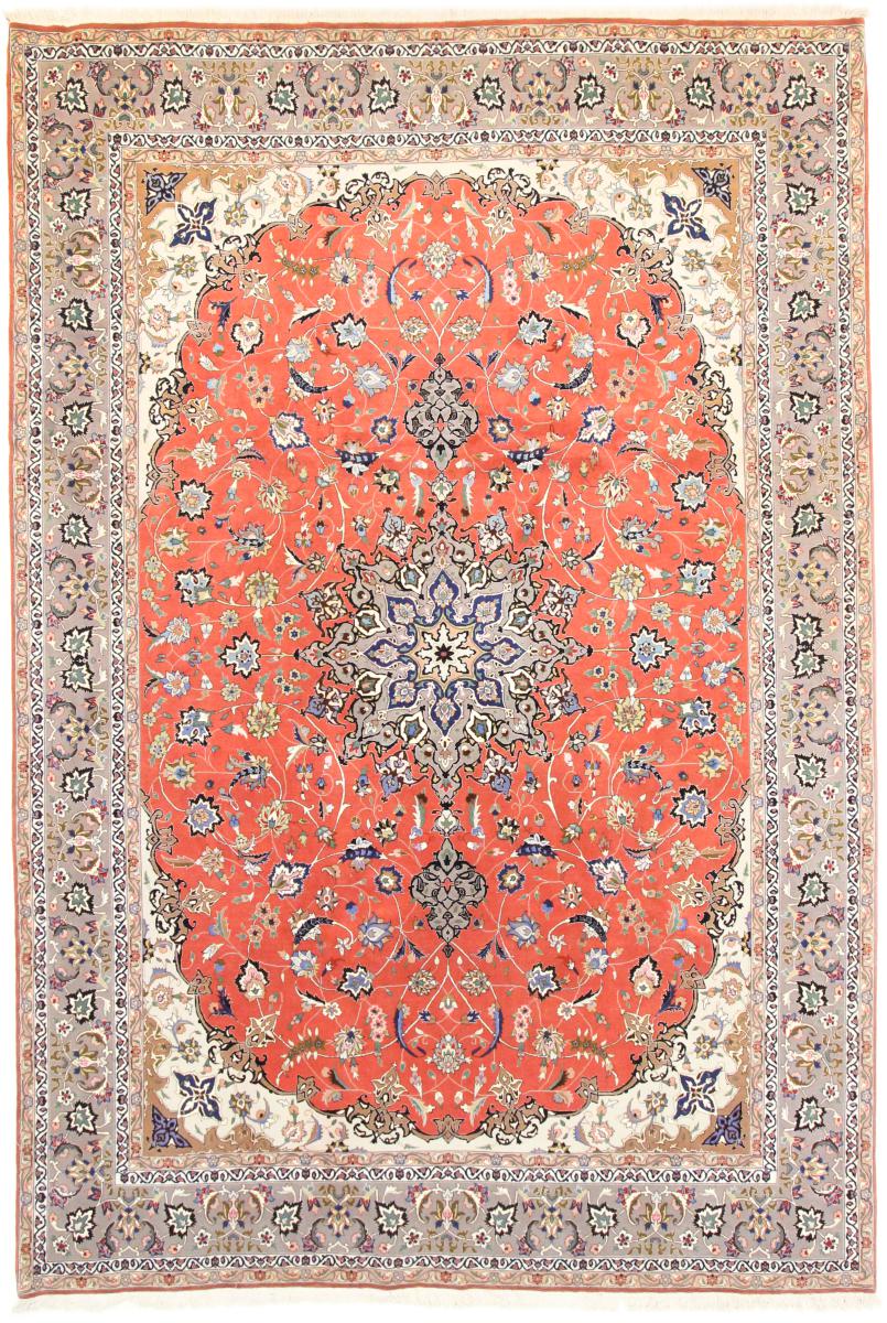 Tapete persa Tabriz 368x245 368x245, Tapete persa Atado à mão