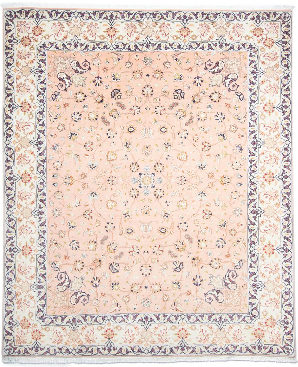 Tapete persa Tabriz 50Raj 245x204 245x204, Tapete persa Atado à mão