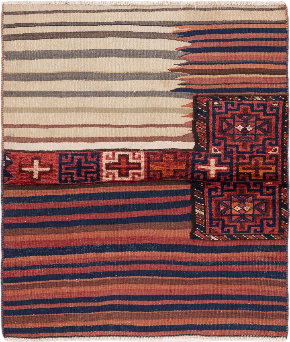 Persisk teppe Kelim Fars Mafresh 110x95 110x95, Persisk teppe Handwoven 