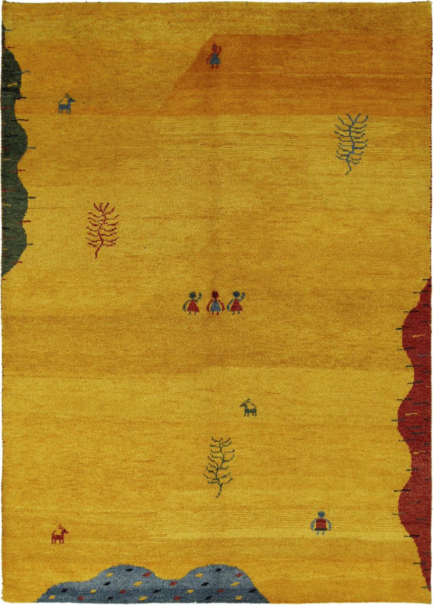 Alfombra india Gabbeh 241x171 241x171, Alfombra persa Anudado a mano