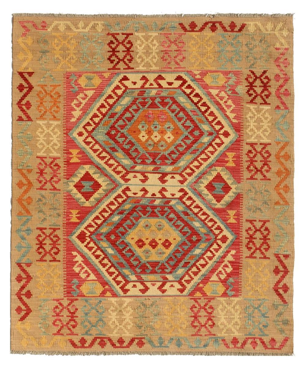Tappeto Afgano Kilim Afghan 174x131 174x131, Tappeto persiano Tessuto a mano