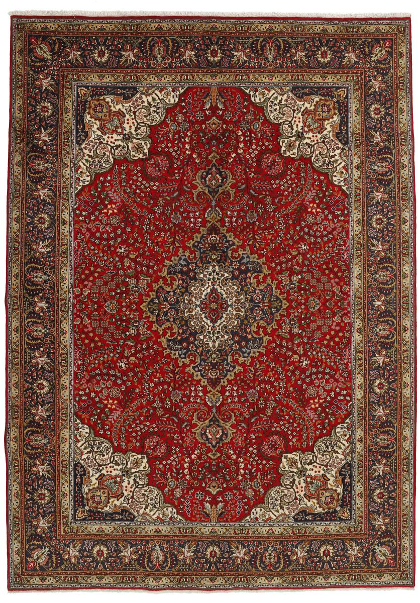 Tapete persa Tabriz 40Raj 346x254 346x254, Tapete persa Atado à mão