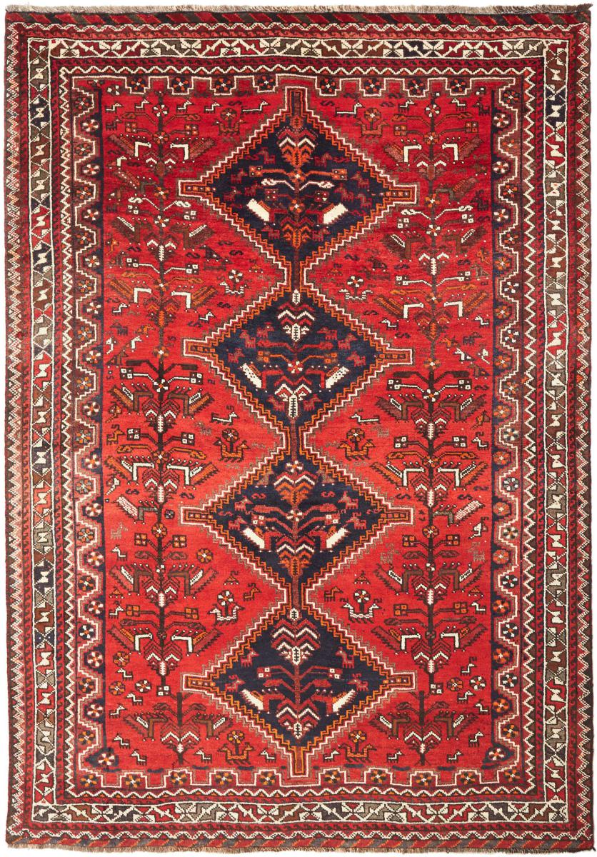 Perserteppich Shiraz 261x181 261x181, Perserteppich Handgeknüpft